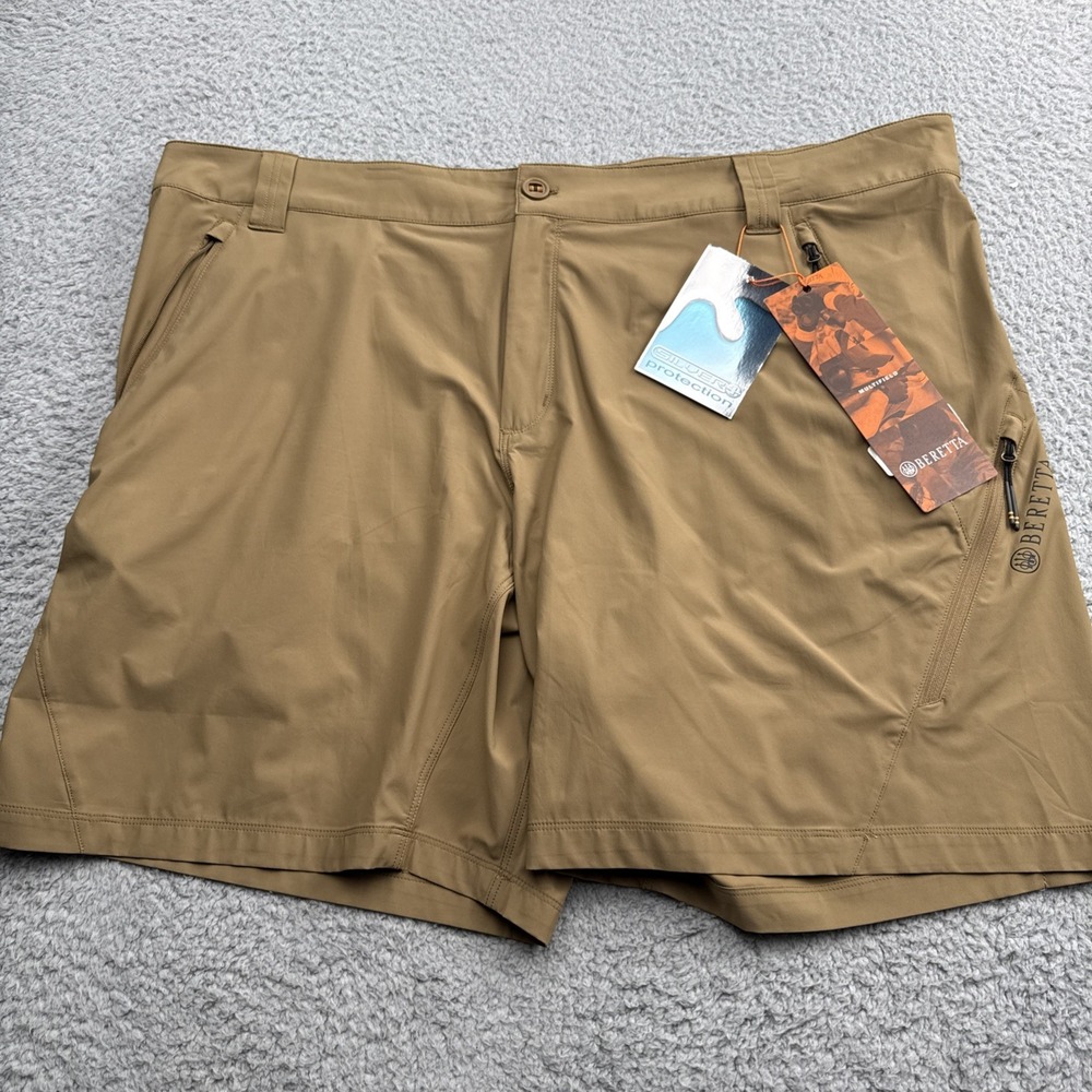 Beretta Addax Flex Shorts Mens XXL 2XL Hazelnut Stretch Lightweight Quick Dry